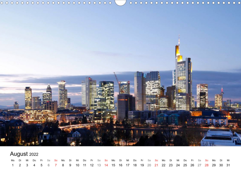 Frankfurt Skyline von Petrus Bodenstaff