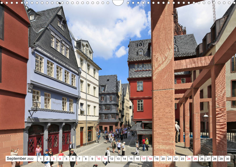 Frankfurt am Main die neue Altstadt vom Taxifahrer Petrus Bodenstaff